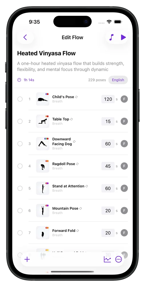 Building a flow on iPhone
