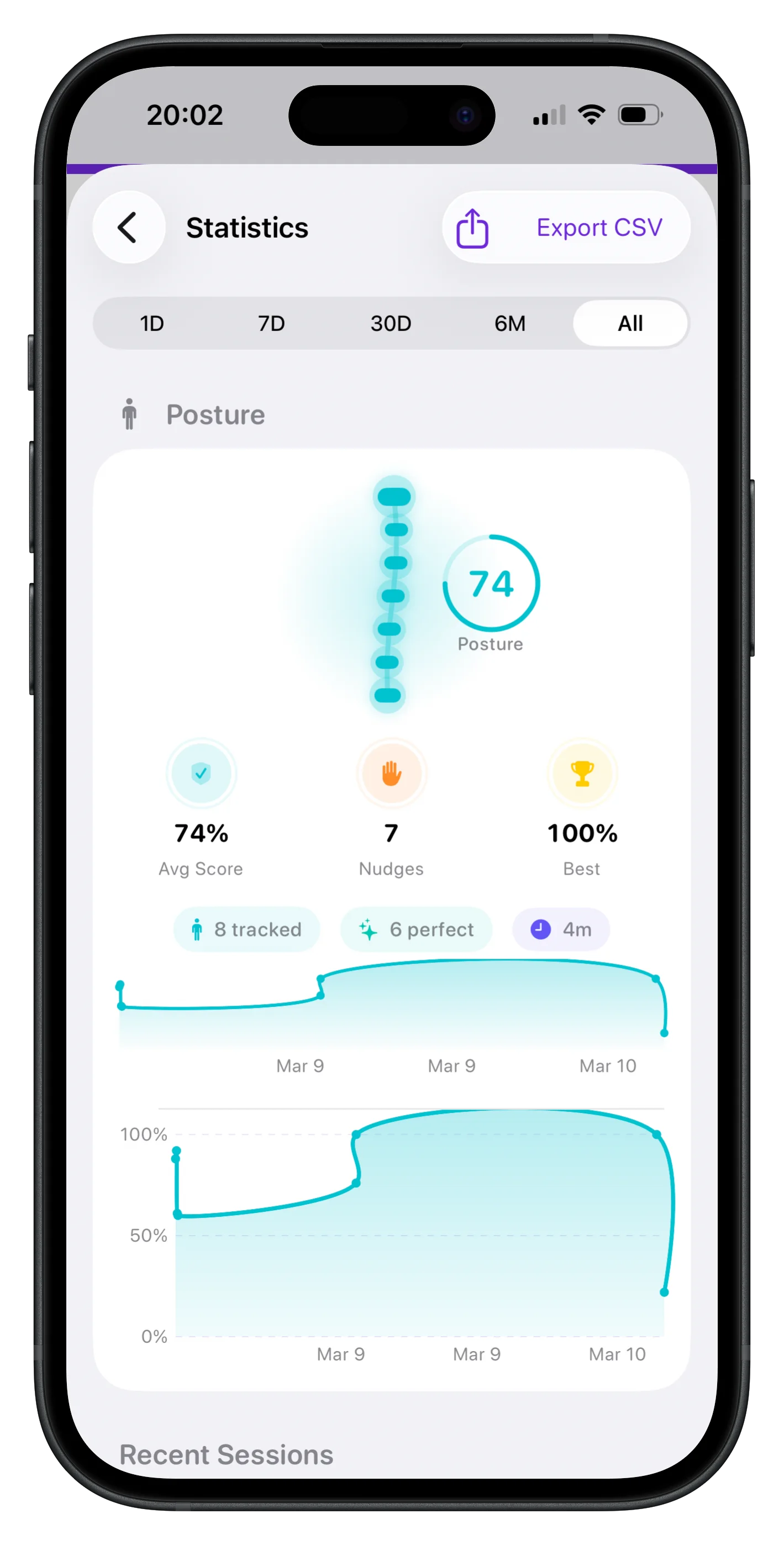Flow Builder yoga sequence editor on iPhone