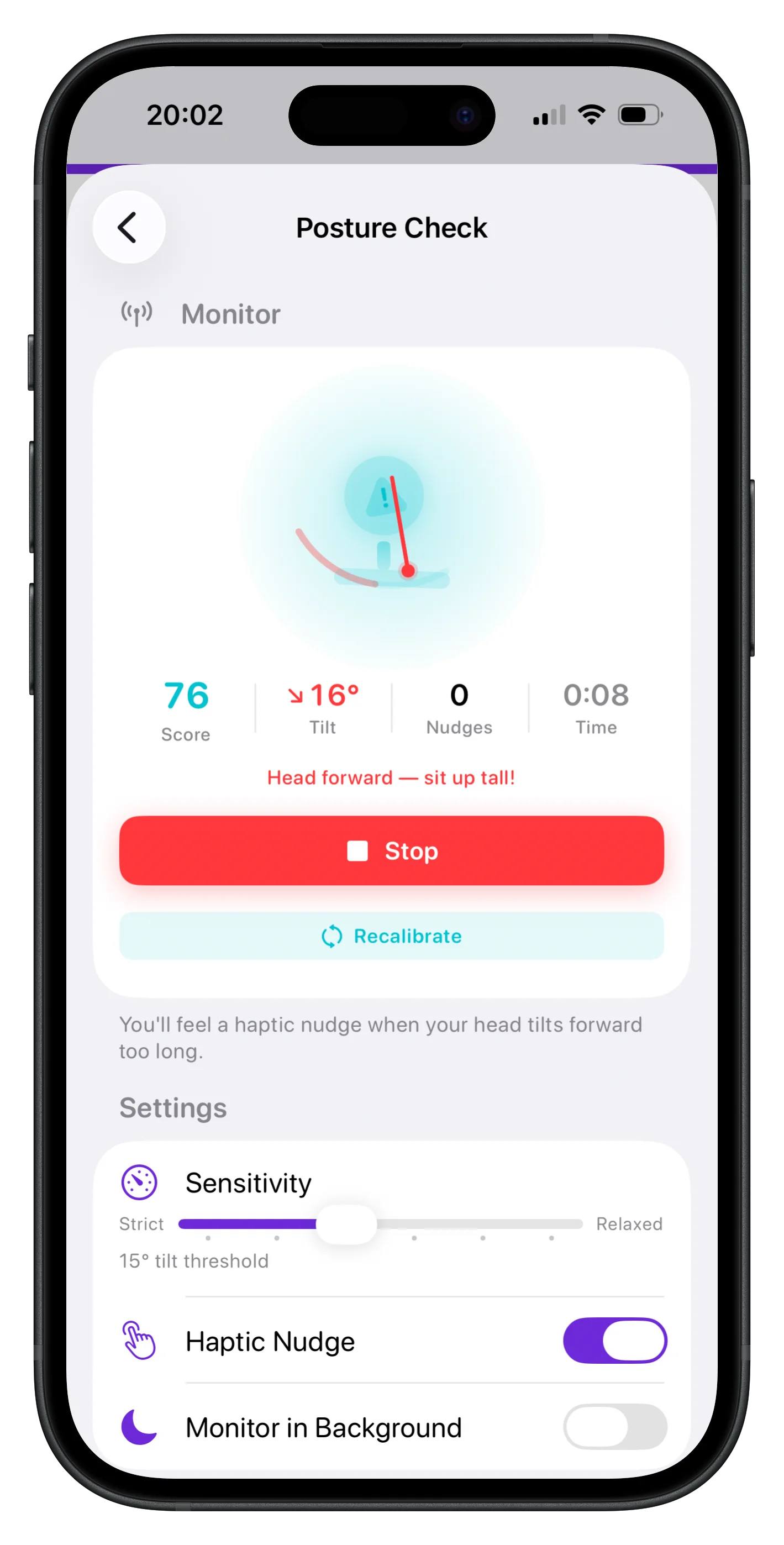 Flow Builder pose library on iPhone